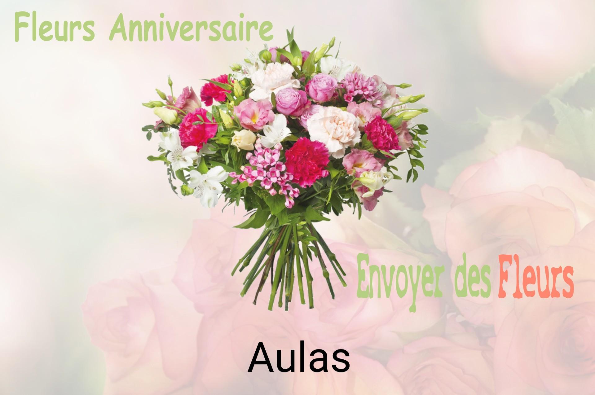 Bouquet de fleurs d’anniversaire livré à Aulas